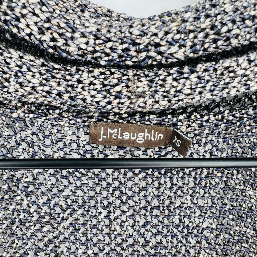 J Mclaughlin Linen Blend Open Vest Size Xs - image 3